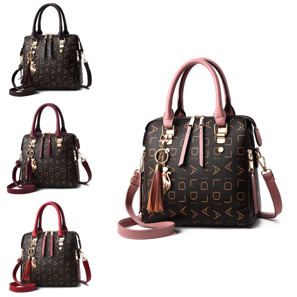 Fashion Fox Bag 2023 New Korean Style Shoulder Crossbody Bag Wholesale Wine Red Purple Coffee Pink Yellow