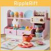 Educational Toy Wooden Set With Ice Cream And For Creative Play