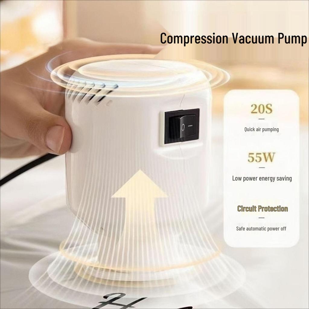 Electric Universal Vacuum Pump for Compression Bags and Home Storage