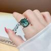 Tibetan Turquoise Gemstone Handmade Silver Jewelry  "8"
