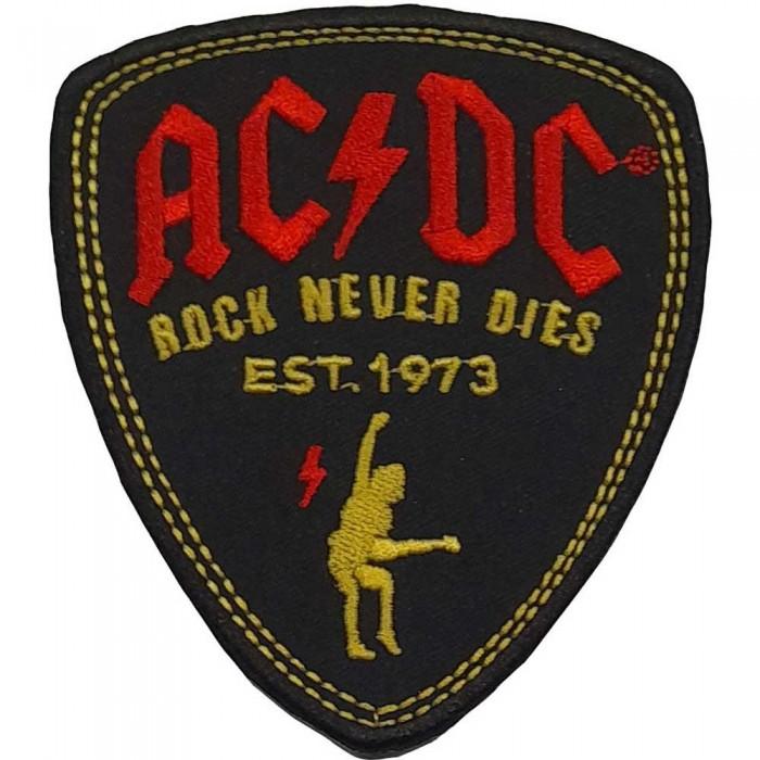 AC/DC Plectrum Iron On Patch