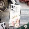PERSONALISED floral name initial Case For OPPO A98 A78 A79 A16 A76 A96 A5 A9 A53 A17 A77 A15 A52 A72 A74 A94 A54S A57S Cover