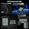 NEWBOLER Ciclocomputador Inalámbrico GPS Velocímetro de Bicicleta MTB Bicicleta de Carretera Impermeable Recargable por USB Accesorios para Bicicleta