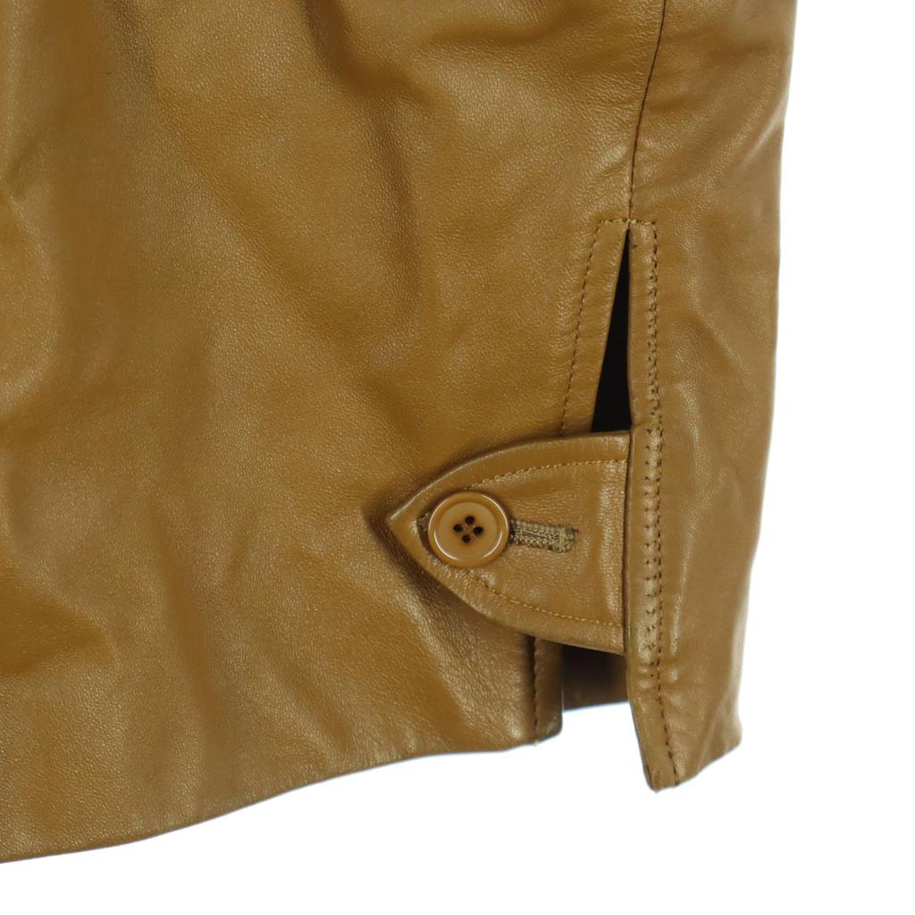 Tommy Lee Langarm LederMantel Braun Lammleder Damen Gebraucht