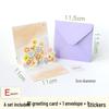 Creative 3D Floral Greeting Card for Holiday or Birthday Appreciation