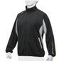 Mizuno Tech Shield Baseball Size 2XO Shirt, Apparel, Unisex, 12JE8W0271, 71 Black/Silver,