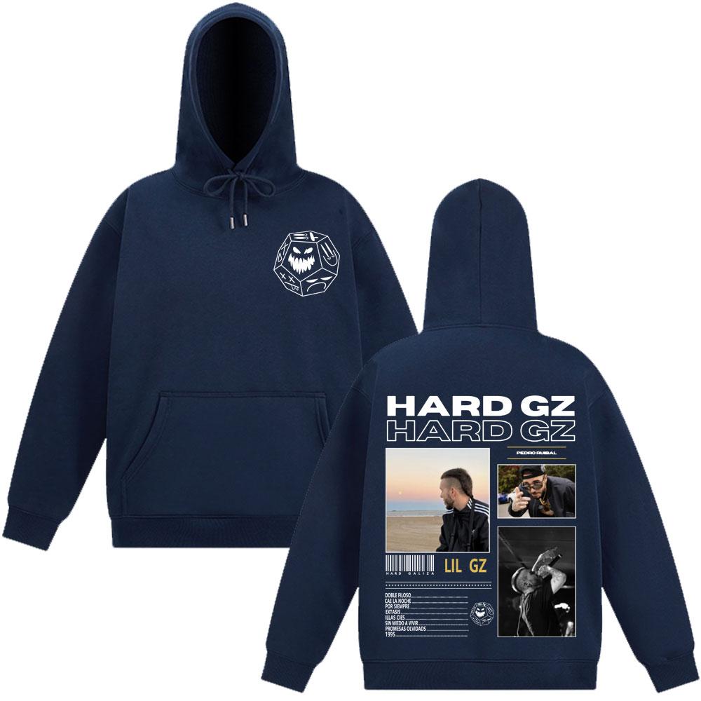 Rapper HARD GZ Tour 2025 Hoodie Men Women Fashion Hip Hop Pullovers Hooded Sweatshirts High Quality Oversized Hoodies Streetwear