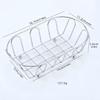 Multifunctional Decorative Metal Wire Basket For Kitchen Countertop Desk Organizer And Fruit Vegetable Drainer