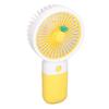 Mini Handheld Fan Cartoon Design Strong Wind USB Rechargeable Mini Portable Fan for Travel Office