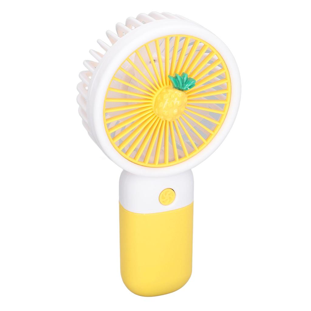 Mini Handheld Fan Cartoon Design Strong Wind USB Rechargeable Mini Portable Fan for Travel Office
