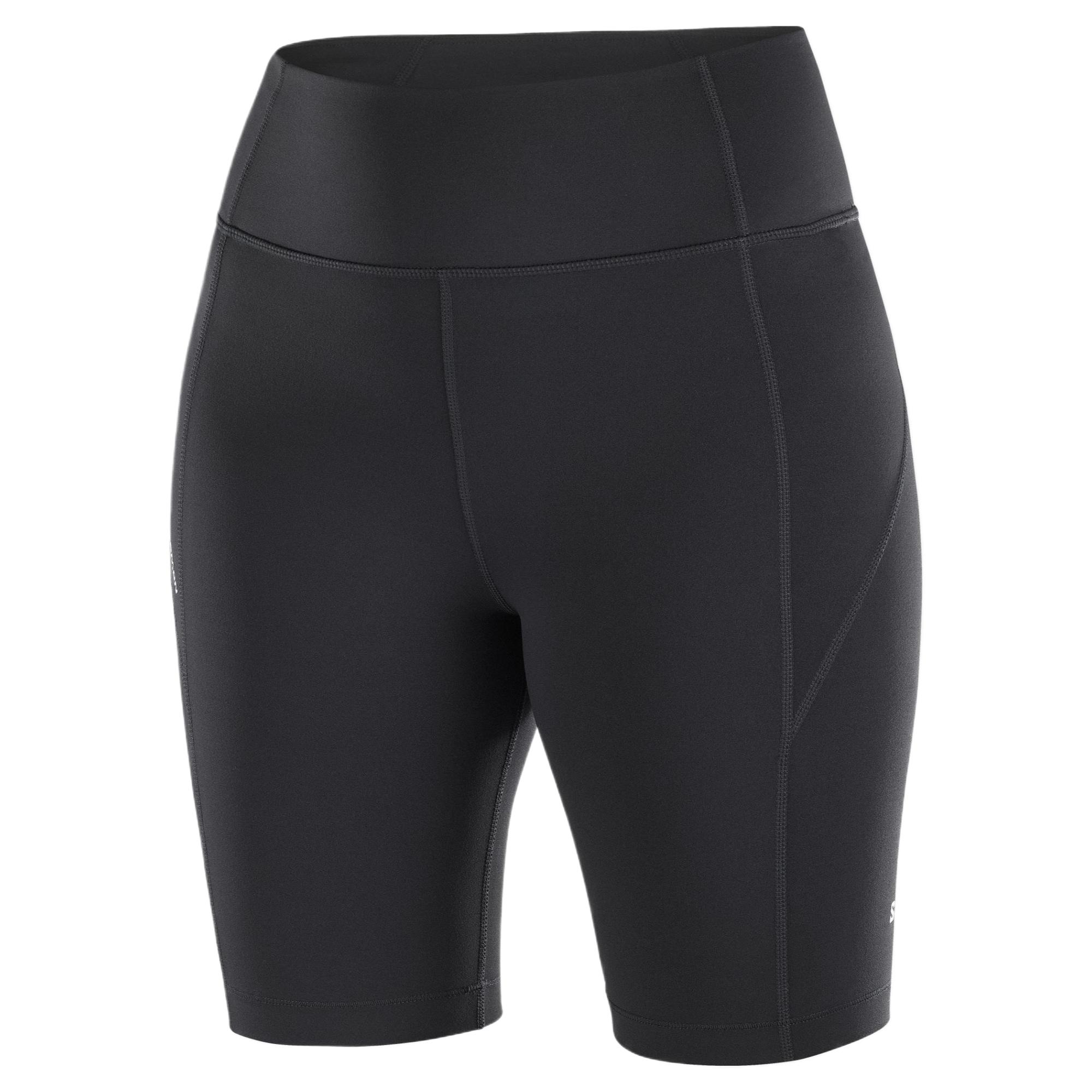 

Salomon Shakeout Bliss 8 Solid Slim Fit Sports Cycling Pants Women bottoms Deep-Black C24193 XS