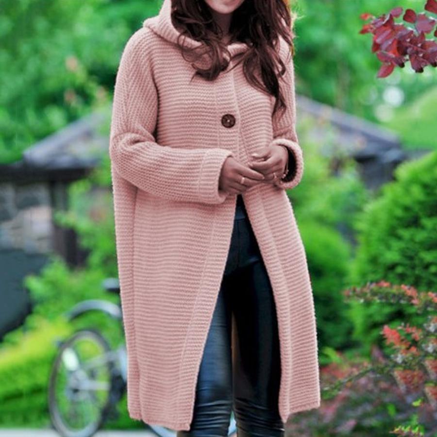 Autumn Bestseller Amazon Knit Sweater Women's Long Sleeve Cardigan
