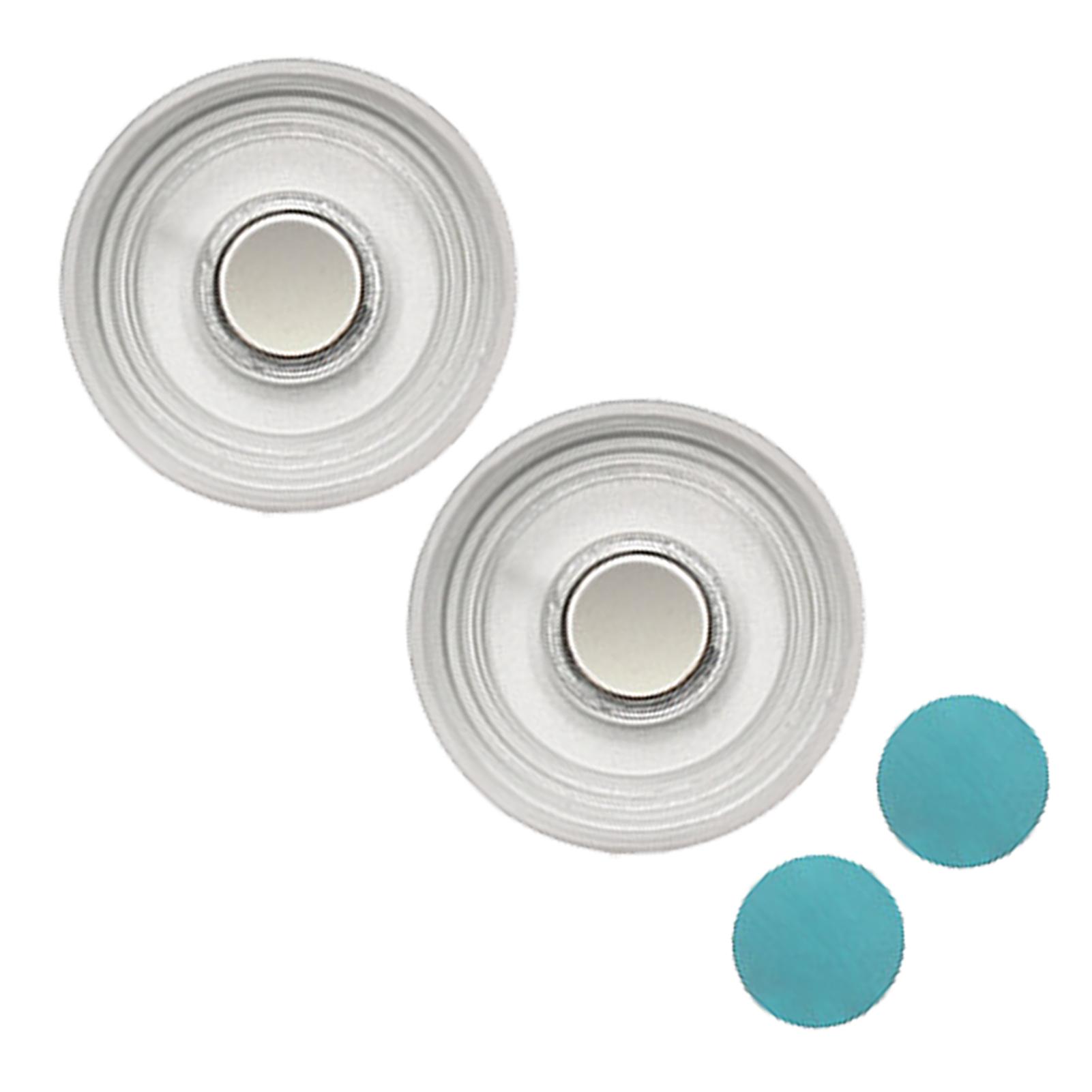 

2Pcs Wall Mount Magnetic Remote Control Holder Self Adhesive Space Saving Magnetic Remote Control Wall Organizer Holder