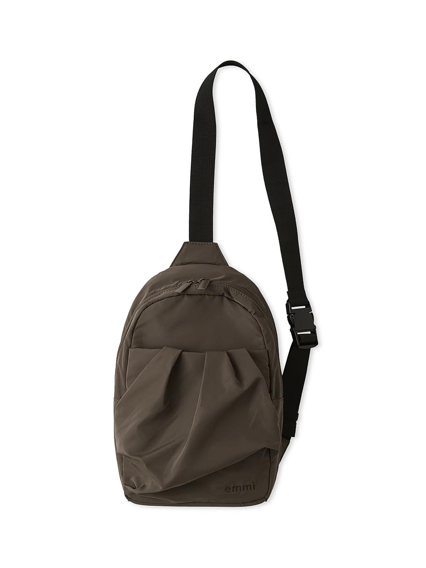 

Eco Gathered Mini Shoulder Bag 13WGB245305 BRW [Emi] Water-Repellent Women s