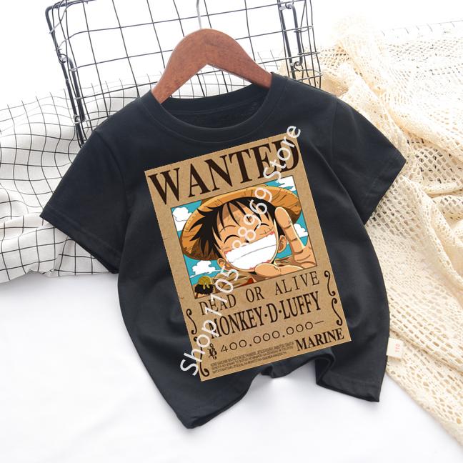 Cute Chopper Cartoon Print Kids TShirt Adorable Anime Character Design Childrens Short Sleeve Tee Perfect for Litt