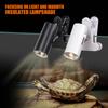 Pet Reptile Lamp Set Clip-on Lamp Holder Turtle Heating Lamp Holder Tortoises Lizard Sunlight Basking Heat Light UVA+UVB 3.0