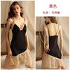 Multi-Style Pure Desire Lace Nightgown V Mesh Patchwork Satin Skin-Friendly Cami Loungewear Versatile Seductive Sleepwear with Diverse Style Options
