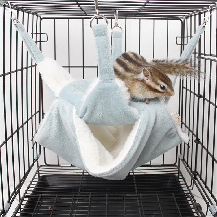 Hanging Hammock & Tunnel Cage Small Pet Cage for Guinea Pig for Play and Sleep
