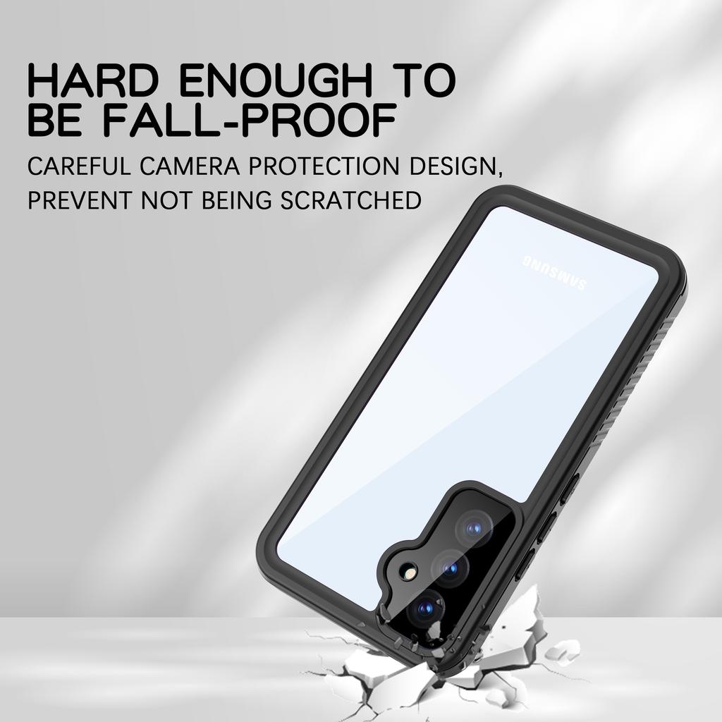 For Samsung Galaxy A54 5G FS Series IP68 Waterproof Case Diving Swimming Anti-drop Clear Phone Shell