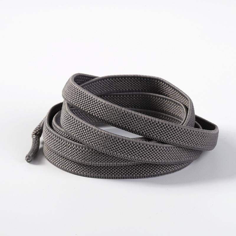 Precision Woven Elastic Shoelaces, 0.8cm High Stretch Flat Laces, Durable No-Tie Strings for Sports & Daily Wear 1Pair/3Pairs