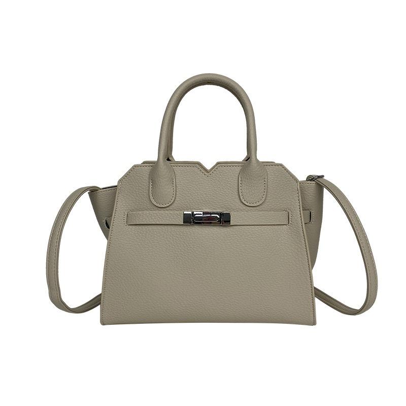 Einfache Premium-Platin-Taschentextur Handtasche große Kapazität Tasche Damen Neue trendige Mode Schulter-Umhängetasche