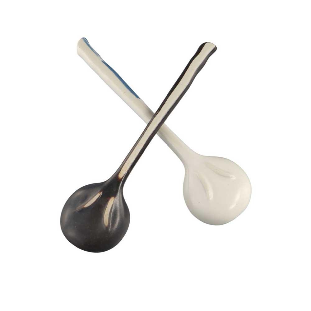 Ceramic Porridge Stirring Spoon Tea Cutlery Restaurant Coffee Spoon Soup Spoon Kitchen Utensils Tableware