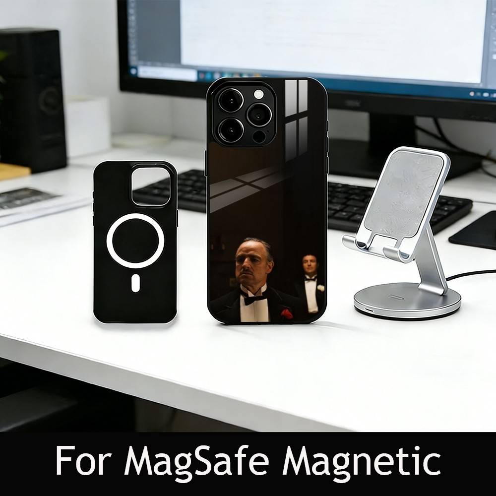 God-father Andolini Phone Case For iPhone17,16,15,14,13,12,11 Plus,Pro Magnetic with Magsafe Wireless Charging