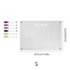 Transparent Fridge Magnets Acrylic Weekly Planner Board Rewritable Refrigerator Stickers Dry Erase Message Board Home Decoration