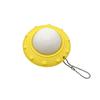 Decompression Toy Compact Size Flying Saucer Clicker Charm Key Chain with Tactile Feedback Stress Relief Quiet Fidget Toy