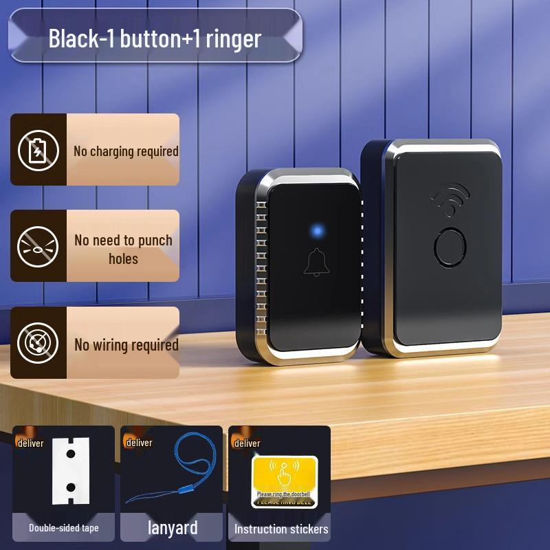 

Беспроводной умный дверной звонок 2024 года со сверхдальним радиусом действия и мониторингом улицы