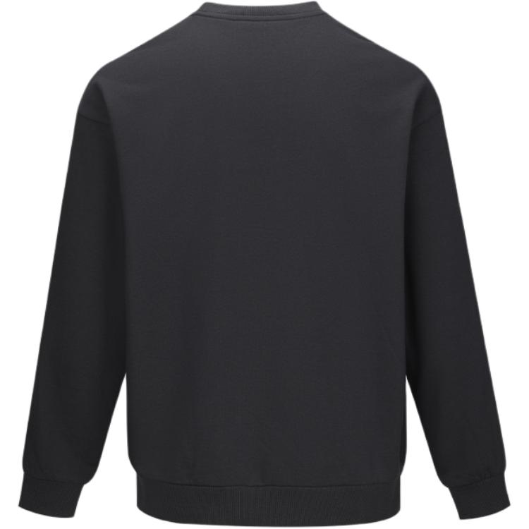 Reebok Versatile Comfortable Fashion Letter Sweatshirt Unisex tops Black 24FRE301UGH0