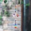 Tree of Life Dream Catcher Car Hanging Ornament Boho Rainbow Tree of Life Crystal Suncatcher Window Wall Decor Christmas GIft