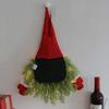 Long Hat Glowing Gnome Wreath Artificial Branches Faceless Doll Hanging Ornament  Bar