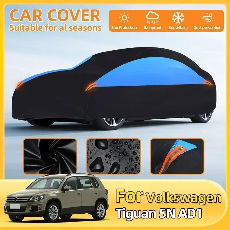 For Volkswagen Tiguan 5N AD1 Waterproof Car Cover Fit Waterproof Outdoor Sun Protpction Raruroof Rain Dust preueron Auto Cover