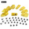 30Pcs Replacement Lawn Mower Cutting Blade for Husqvarna Stainless Steel Cutting Blades, 35x18mm