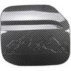 Fuel Tank Cap Compatible for Bronco 2021-2023 Replacement Trim Cover Fuel Filler Door Cap ABS Carbon Fibre Decoration Car Accessories(Bright carbon)