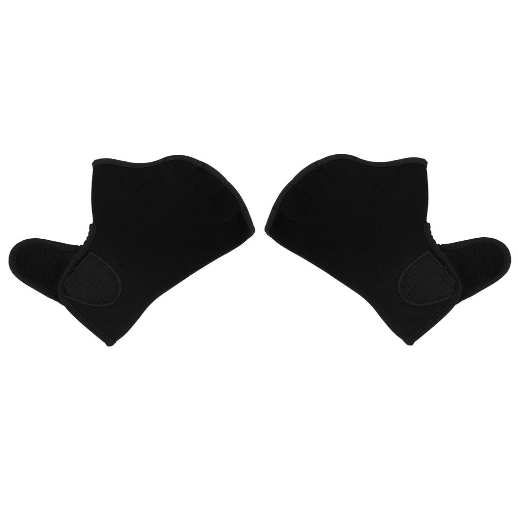 1 Pair Gloves Slip Resistance Breathable Flexible Hand Swim Training Gloves for Men Women Adult Children Black