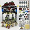 New Version MOC Desert Reconnaissance Observatory with 12 Anti-terrorism Unit Building Blocks and Military Toy Sets