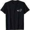 Minimalist Crocodile Pocket Badge Crocodile Lovers T-Shirt(1)