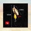 Inline Paku Paku Spinner, Designed Specifically for Stream Fish, Mountain