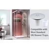 Shower Drain Cover Tray Waste Trap Plug Hole Cover Replacement Shower Enclosure Drain Accessories