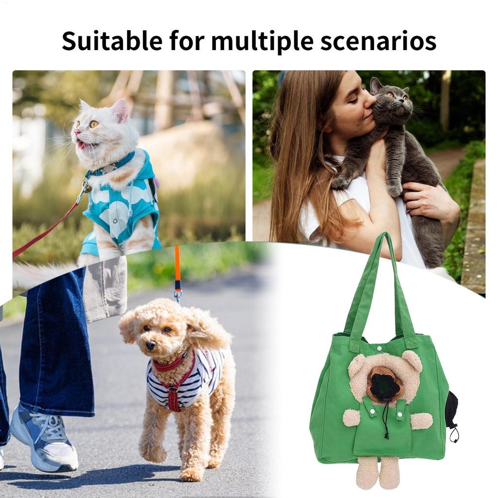 Pet Carrier For Cat Soft Shoulder Bag With Ventilation Hole Portable Dog Cat Carrier Bag For Puppy Kitten Small Pet Outdoor