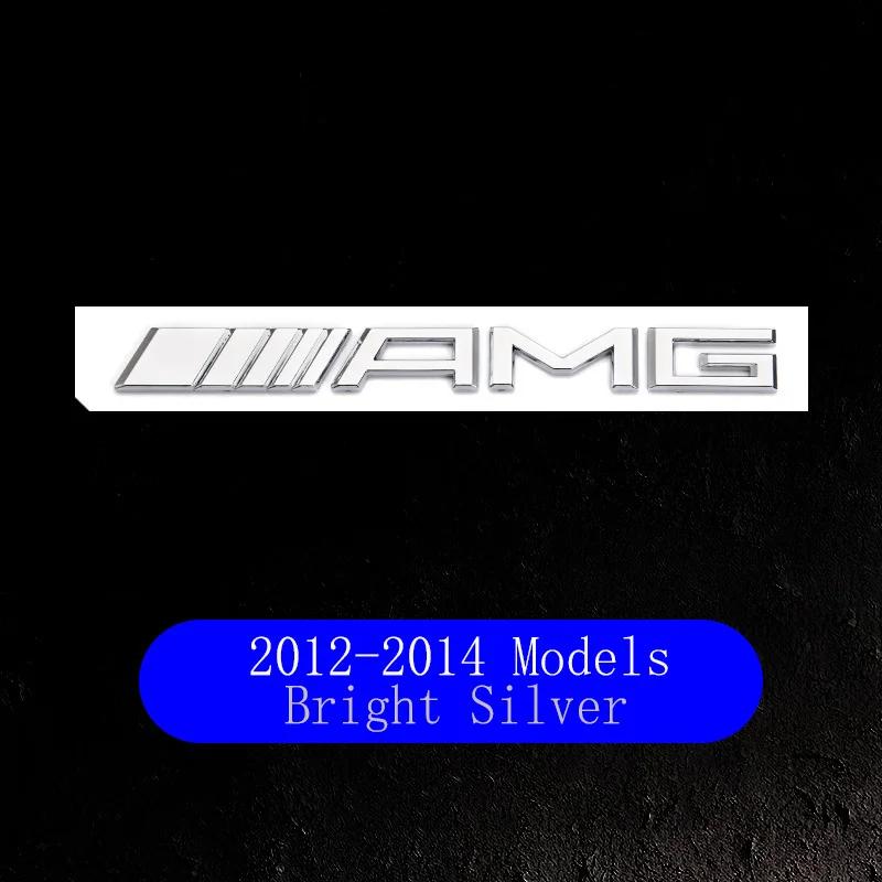 Car Sticker AMG Logo Car Tail Trunk Auto Emblem Sticker Accessories For Mercedes Benz Brabus Smart Maybach W204 GLC CLA W205 W20