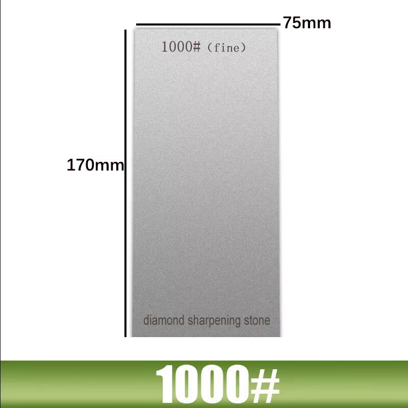 1000 Diamond Plate Hard Large Sharpening Stone Professional Knife Sharpener Whetstone Edge Blade Sharp Apex Sheet Ruby Spyderco