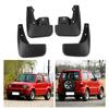 4PCS Car Wheel Mudguards Shockproof Front Rear Wheel Protective Black Car Mudflaps Kit for Suzuki Jimny 1998 To 2018