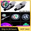 Car Stickers For Alfa Romeo 2Pcs Car Door Welcome LED Lights Logo Laser Decor Project Ghost Lamp For Alfa Romeo Sportiva 156 Ste
