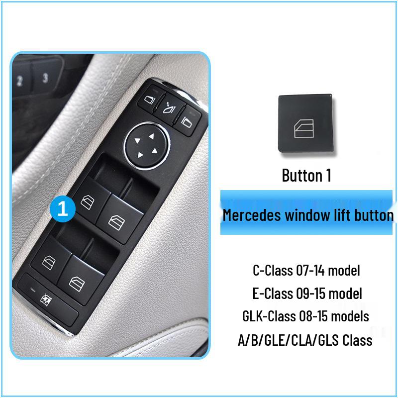 

Совместим с 2007-2015 Mercedes-Benz C-Class, E-Class, GLK W204 Кнопка переключателя стеклоподъемника.