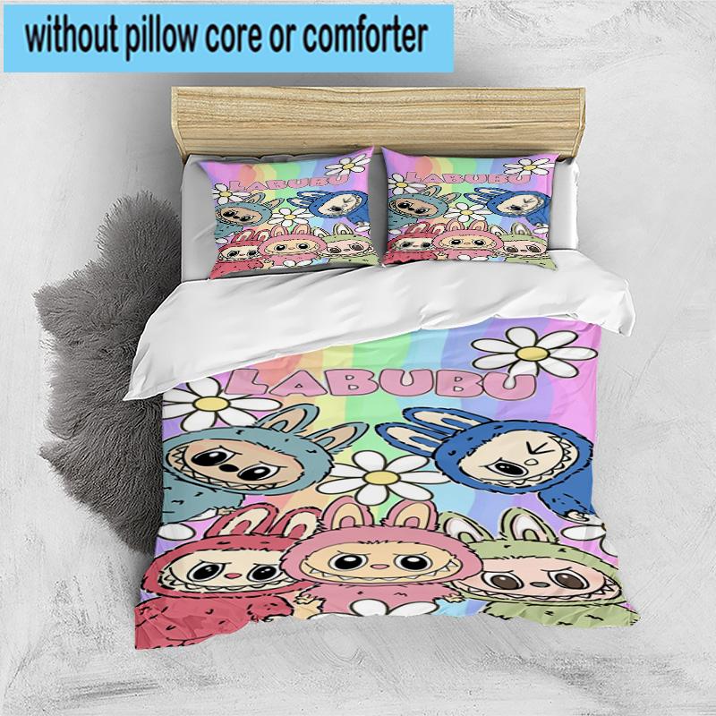 3PCS Bunny Costume Adventure 3pcs Bedding,Including 3PCS Duvet Cover And 2pcs Pillowcases Perfect for Christmas,Ideal for Bedroom, Dormitory