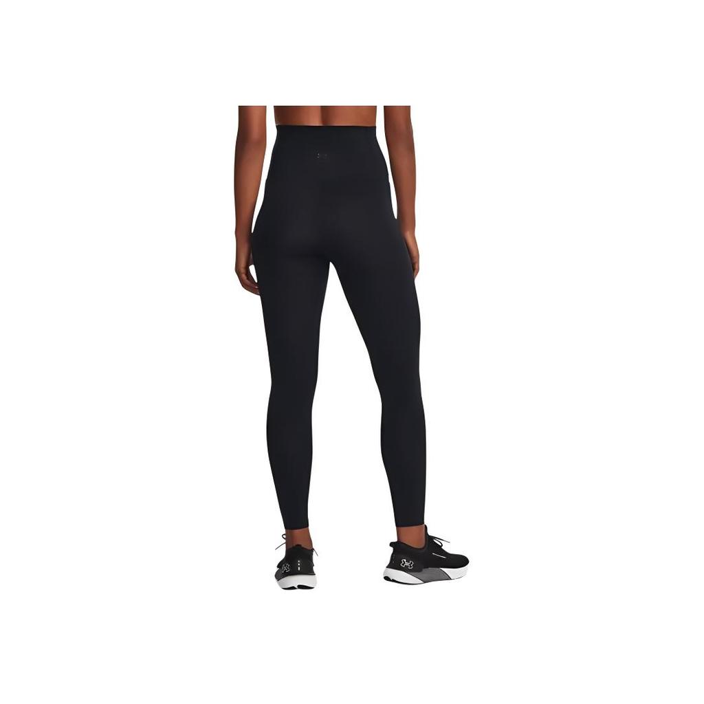Under Armour Solid Color Ultra High Waist Training Nine Point Sports Pants Women pants Black 1382535-001