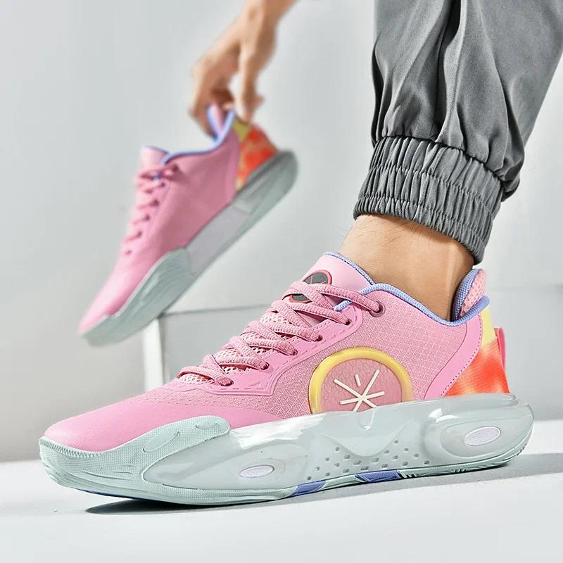 Neue hochwertige Basketballschuhe Stoßdämpfung Leichtgewicht Rebound Jugend Low-Top Wade Way Basketballschuhe